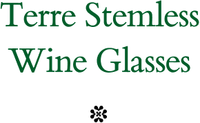 Terre Stemless Wine Glasses
