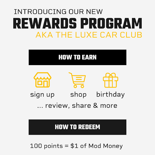 Introducing Luxe Rewards! LUXE Auto Concepts
