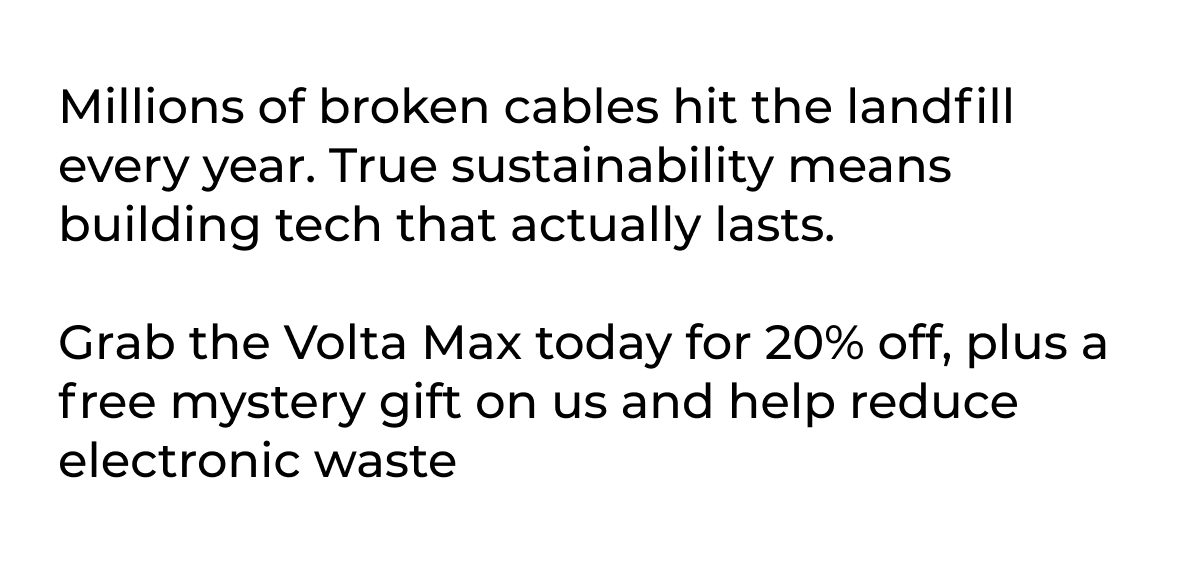  Volta max cable