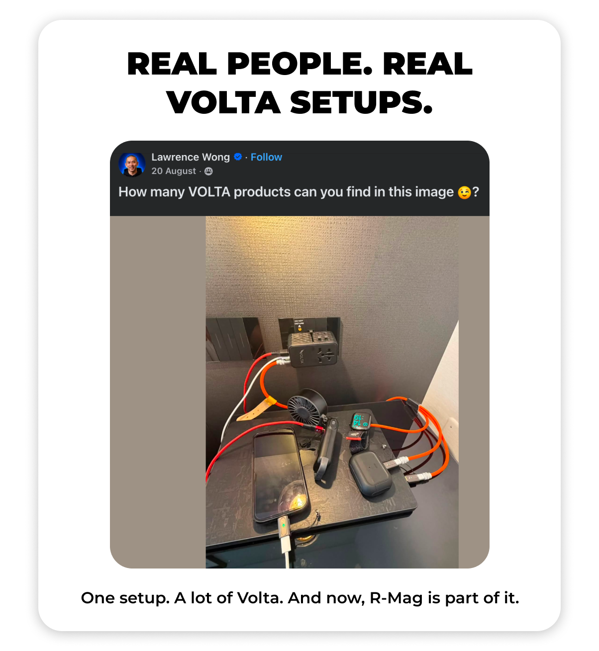 real setups