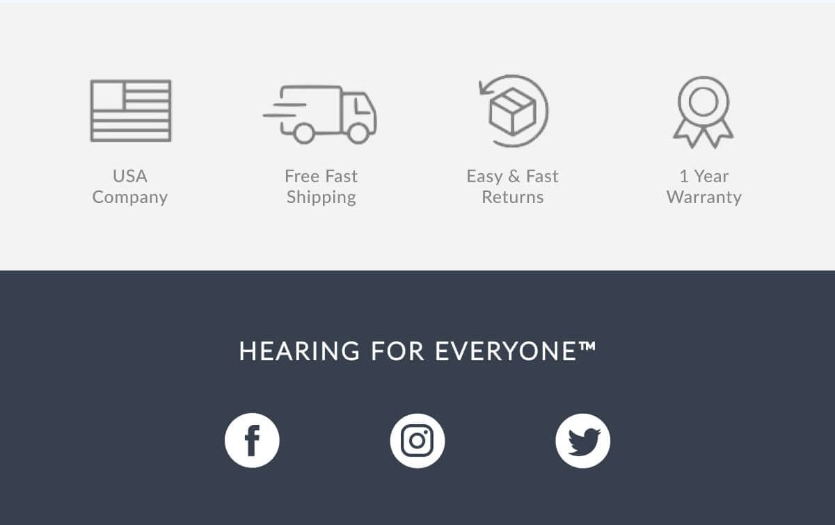 Audien Hearing. Hearing for everyone. 