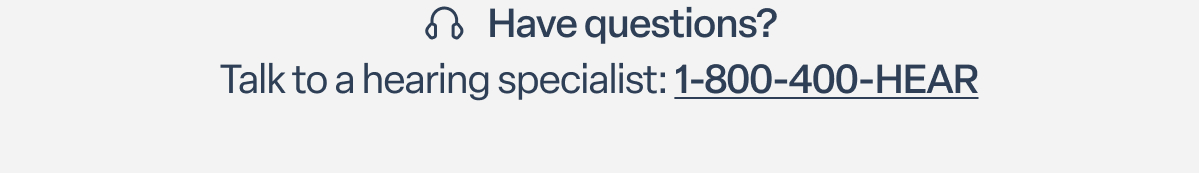Talk to a specialist! 