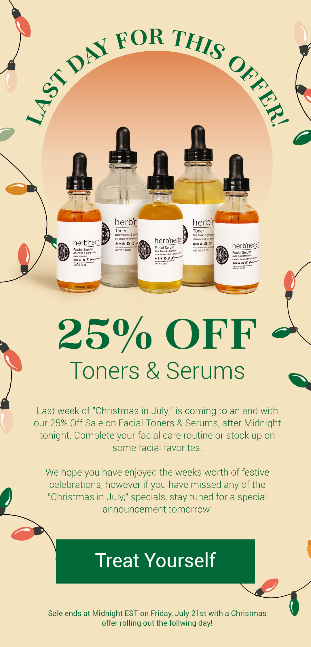 July Sale is coming to an end... Herb'N Eden