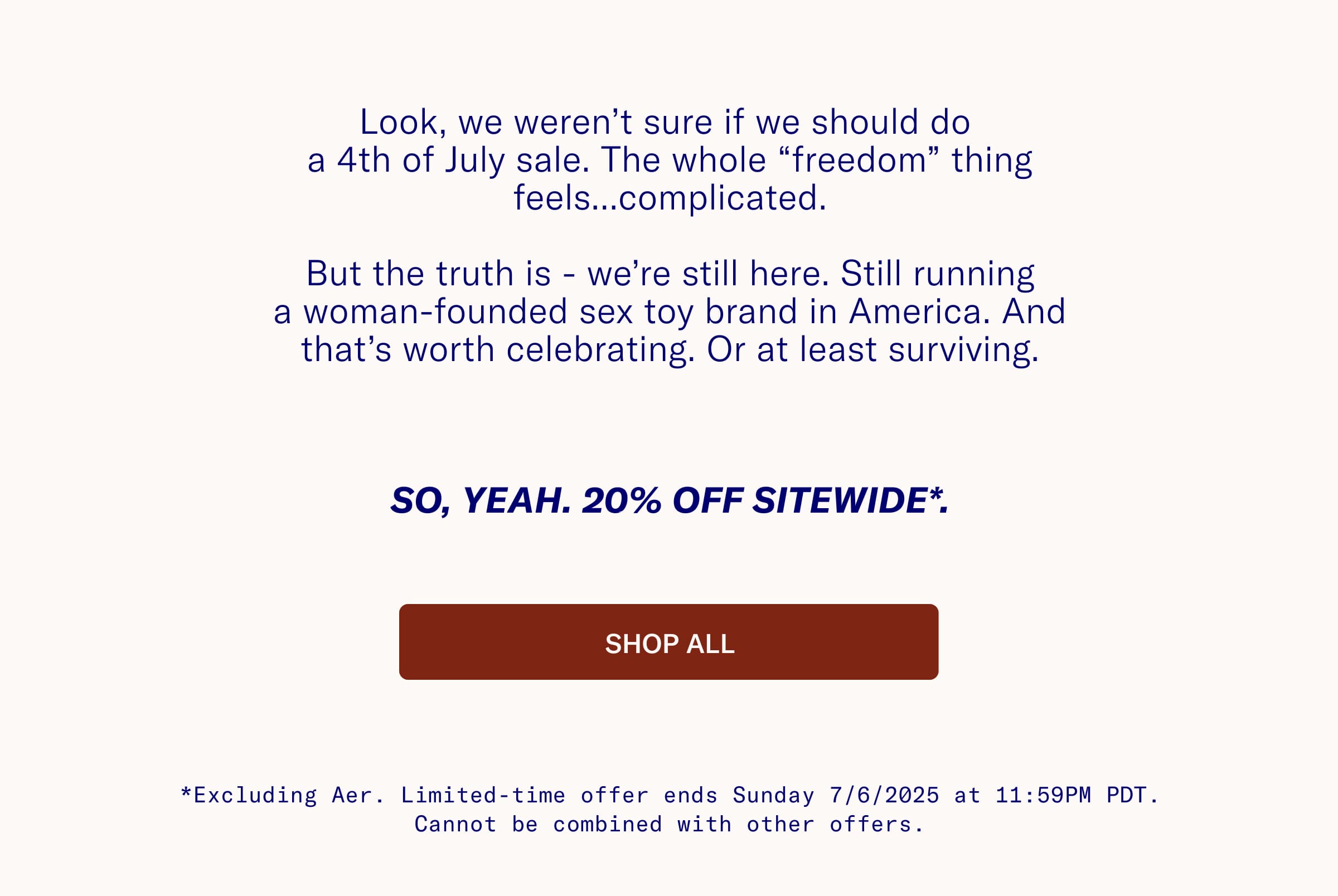 4th of July first sale email_COPY + CTA