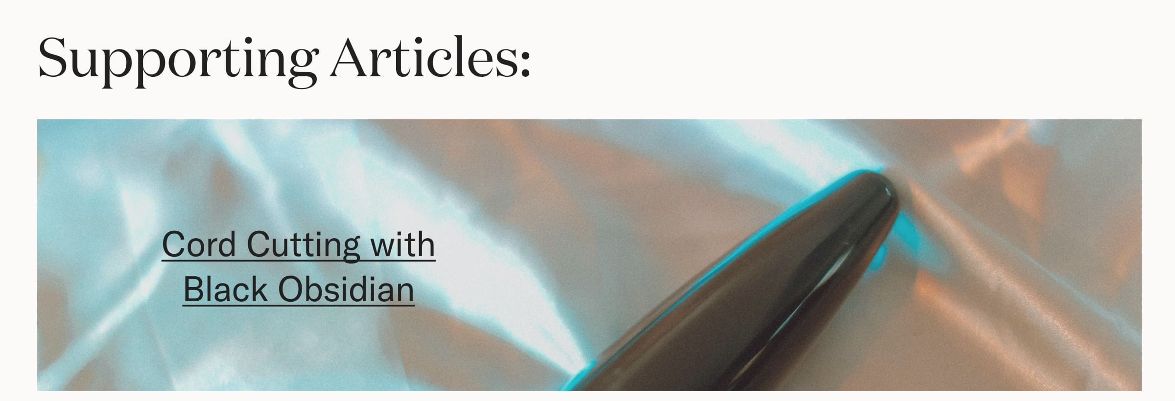 Chakrubs Product Highlight Email Xaga_Cord Cutting