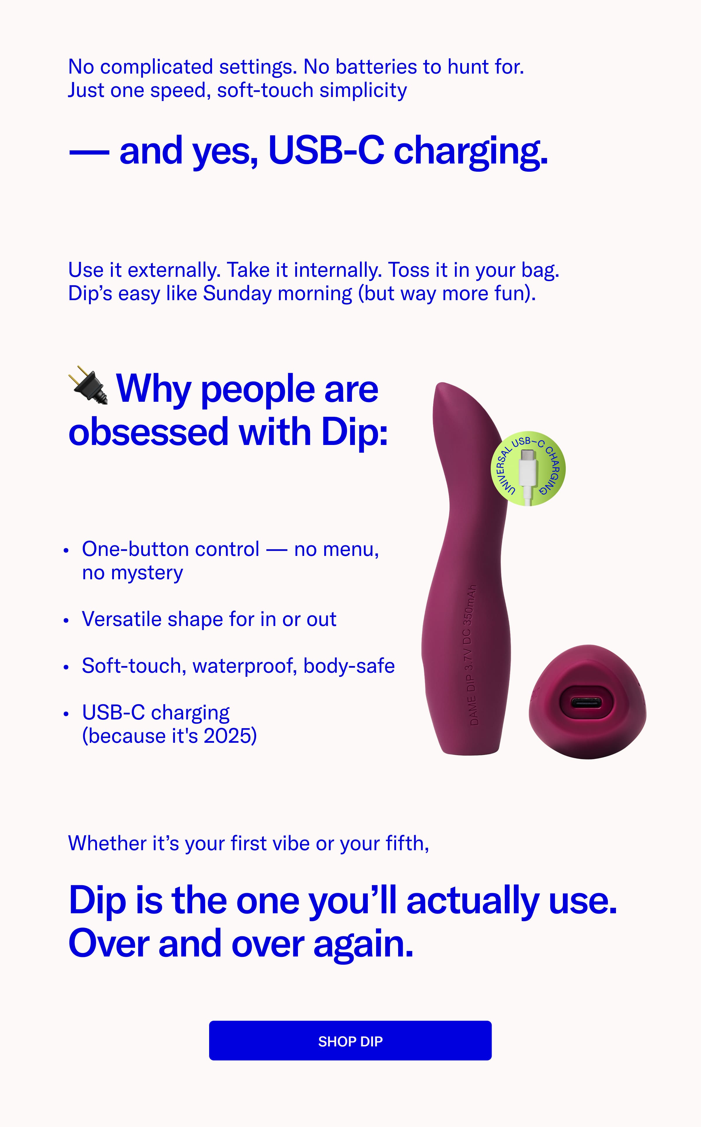 Dip Highlight Email_COPY + CTA