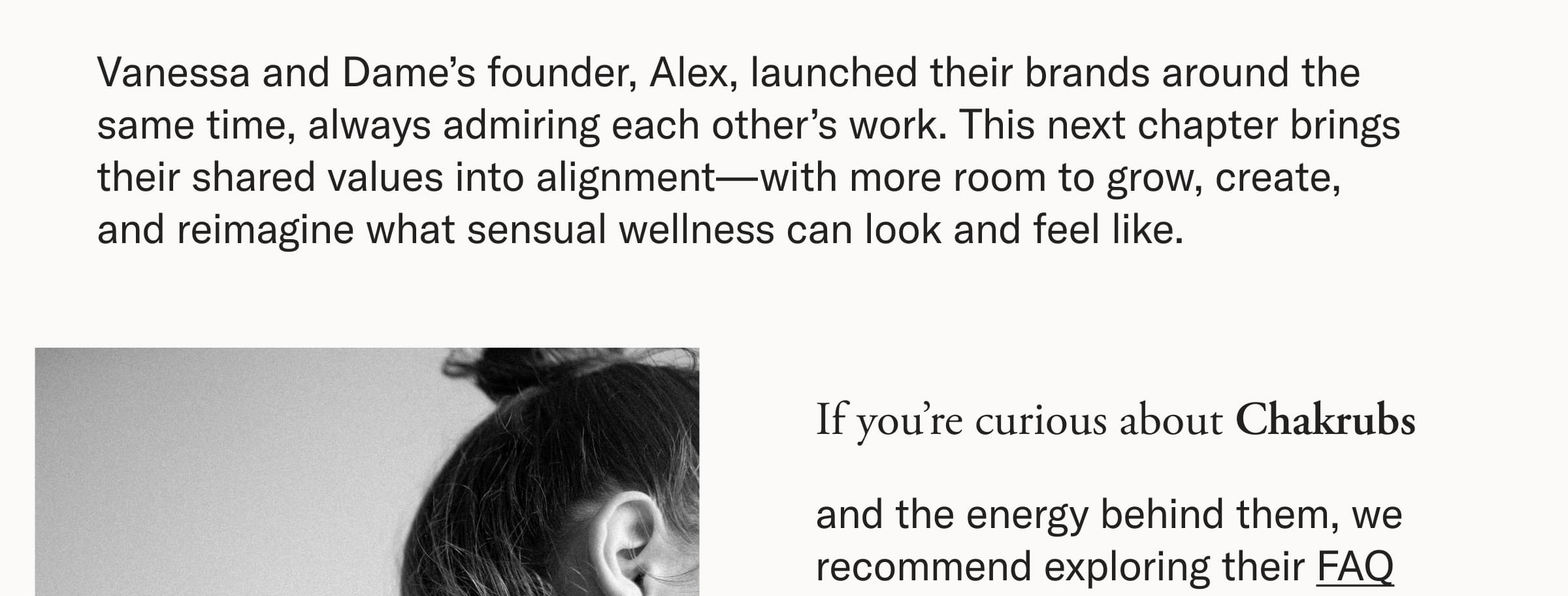 Chakrubs launch email _COPY + FAQ LINK.1