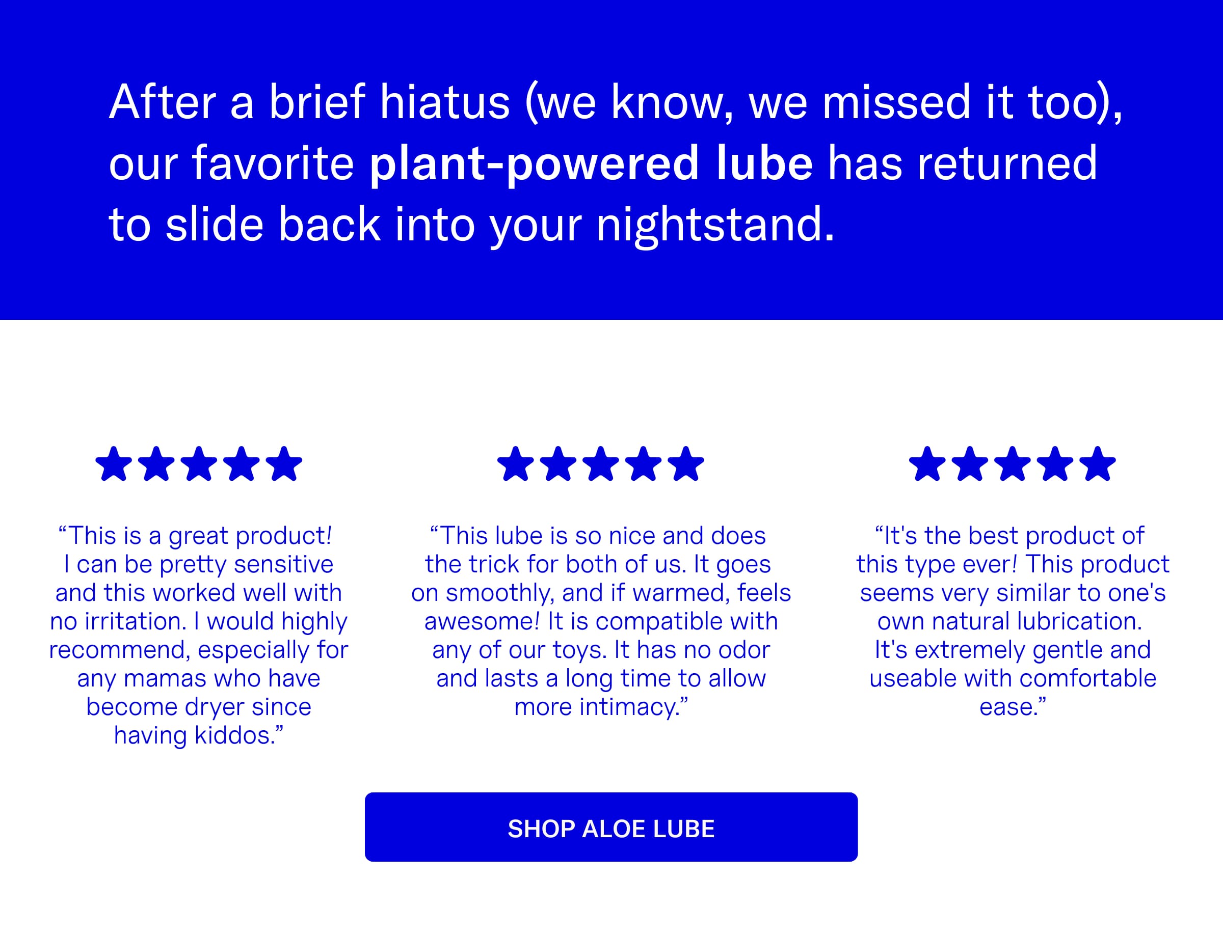 Aloe Lube BIS Email_COPY + CTA