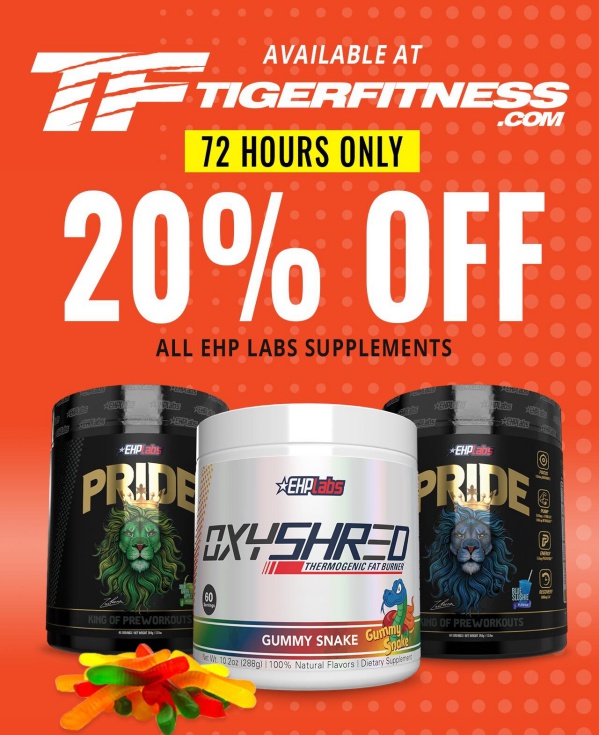 EHP Labs Sale at Tiger Fitness