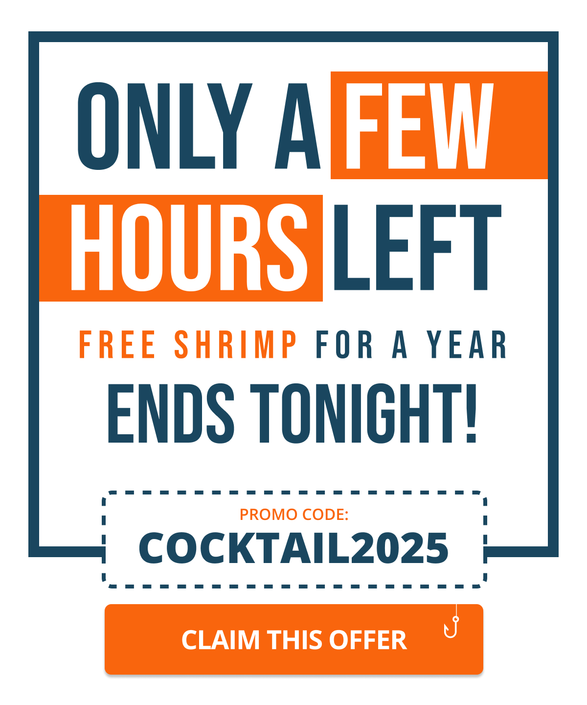 Free Cocktail Shrimp