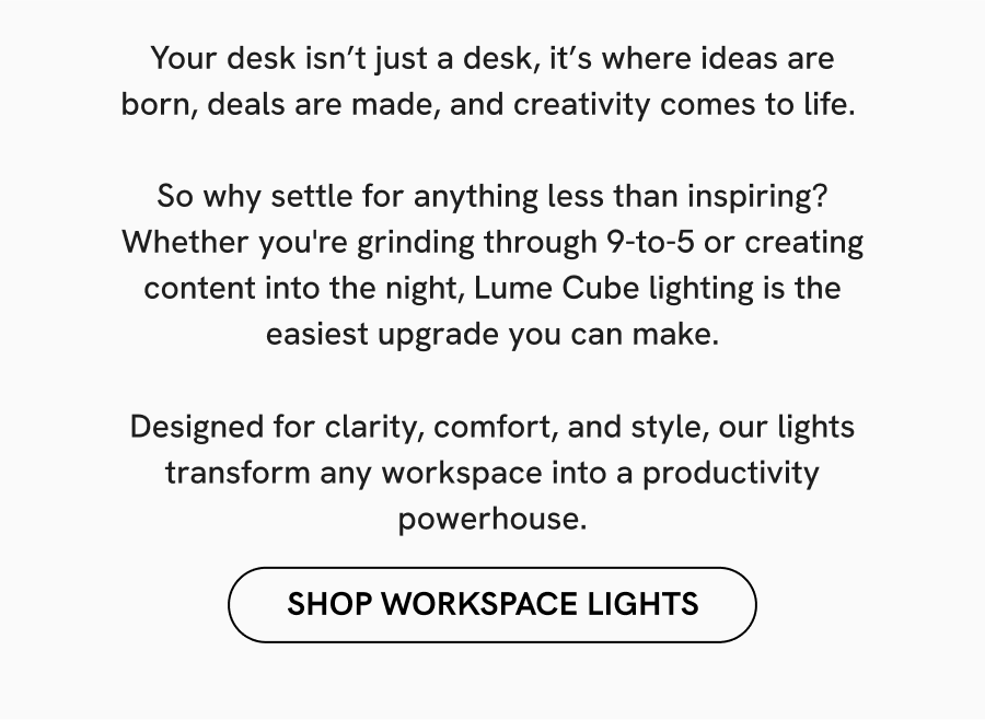 Shop Workspace Lights