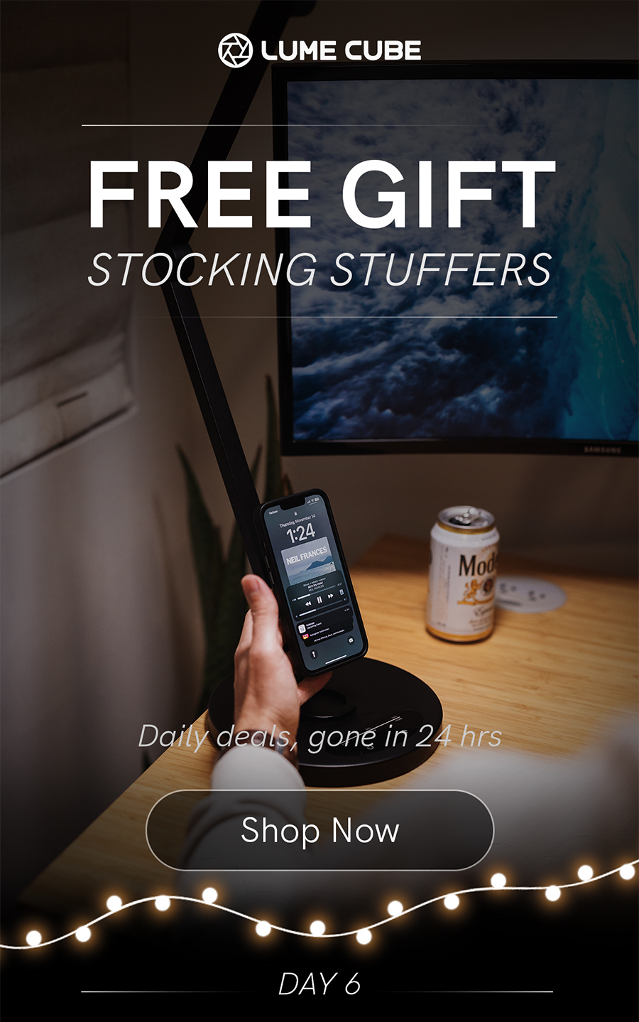 Free gifts from us, perfect for stocking stuffers.