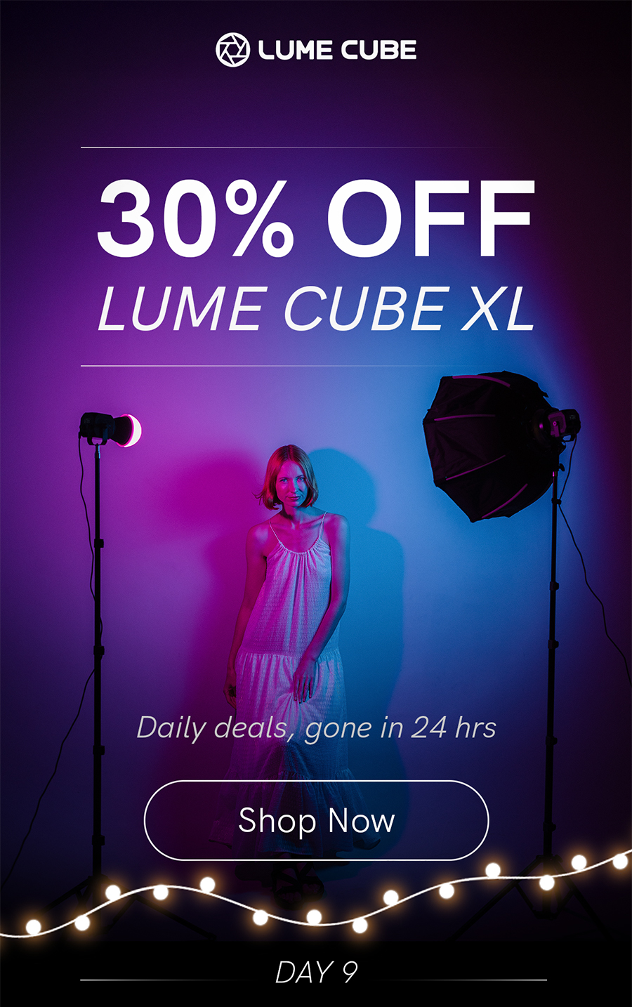 30% off on Lume Cube XL.