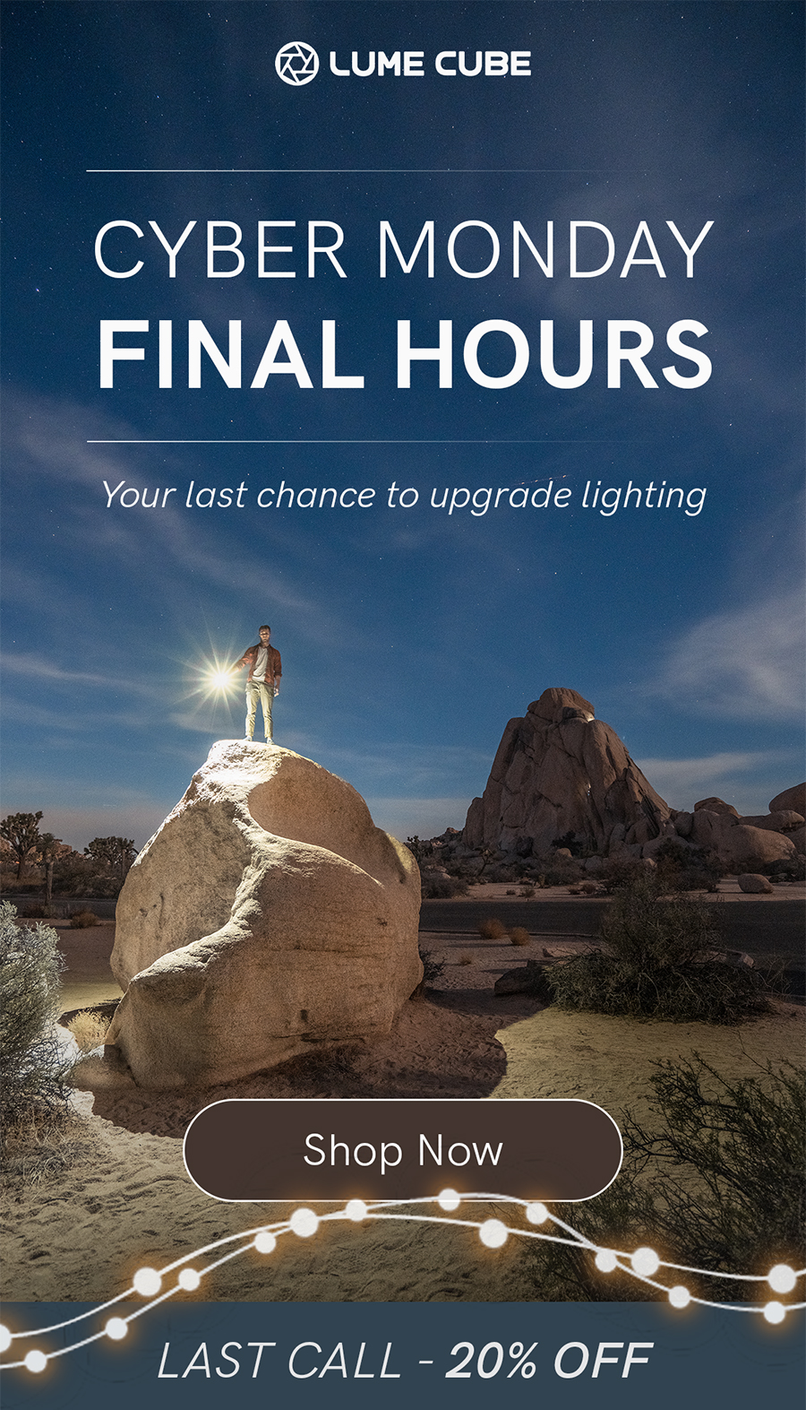 Cyber Monday final hours: your last chance to save 20% off sitewide.