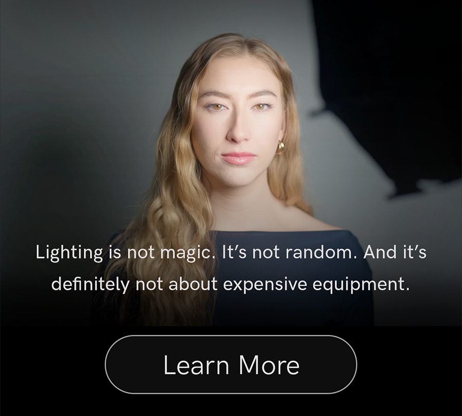 Lighting isn't magic or random, and it's not about expensive gear.