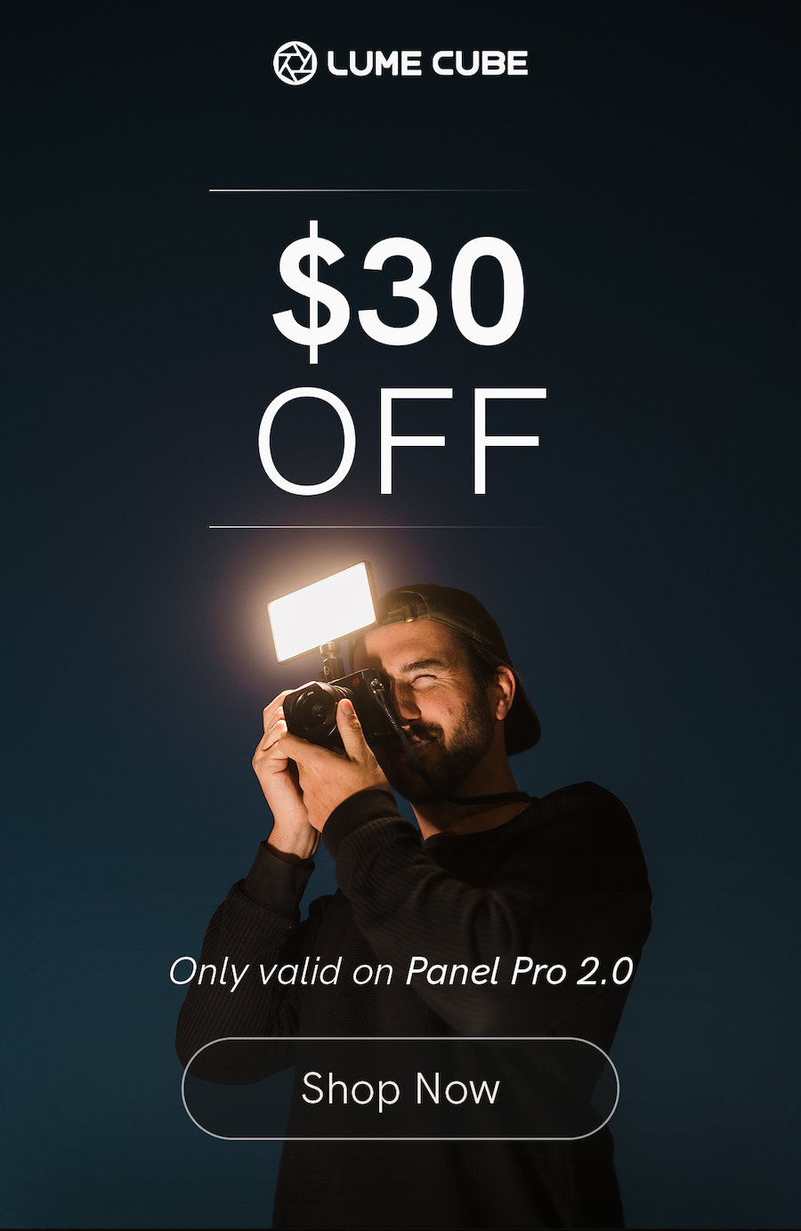 Lume Cube- $30 Off on Panel Pro 2.0