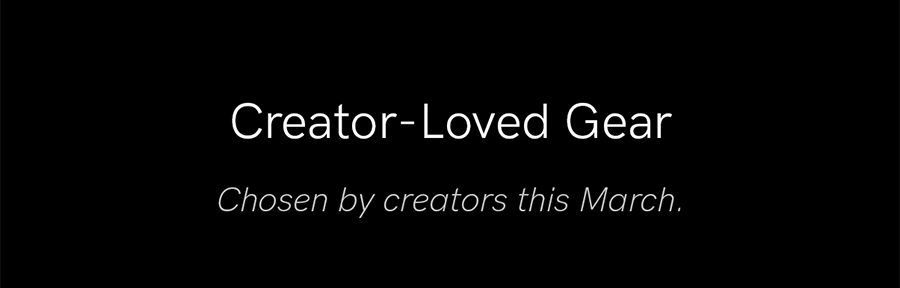 Shop creator-loved gear