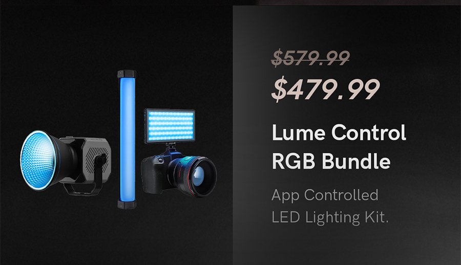 Lume Control RGB Bundle now for $479.99.