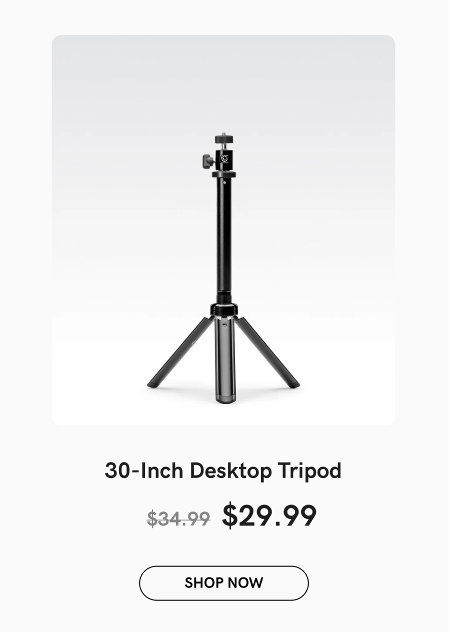 30-Inch Desktop Tripod