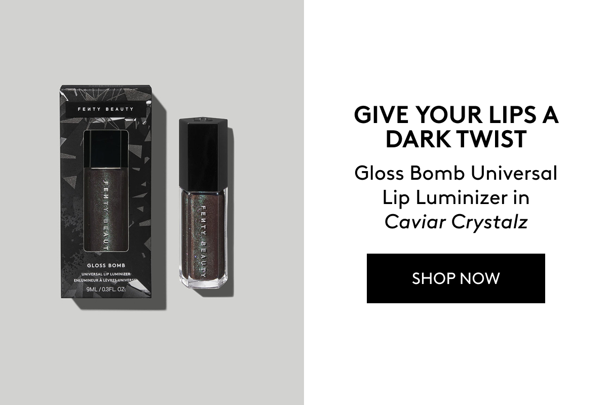 Give your lips a dark twist. Gloss Bomb Universal Lip Luminizer in Caviar Crystalz. Shop now.