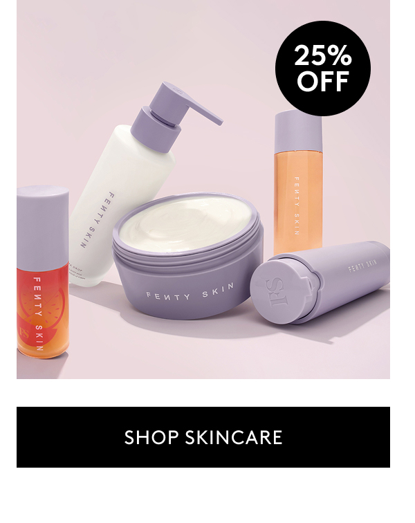 25% OFF SHOP SKINCARE