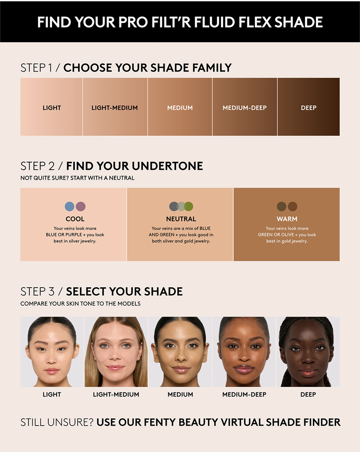 FIND YOUR PRO FILT'R FLUID FLEX SHADE