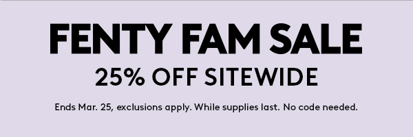 25% OFF SITEWIDE. NO CODE NEEDED.