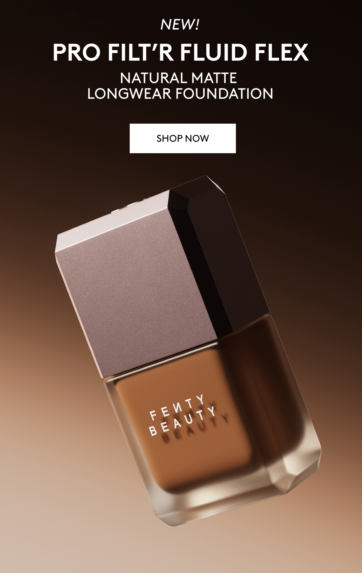 NEW! PRO FILT'R FLUID FLEX NATURAL MATTE LONGWEAR FOUNDATION. SHOP NOW.