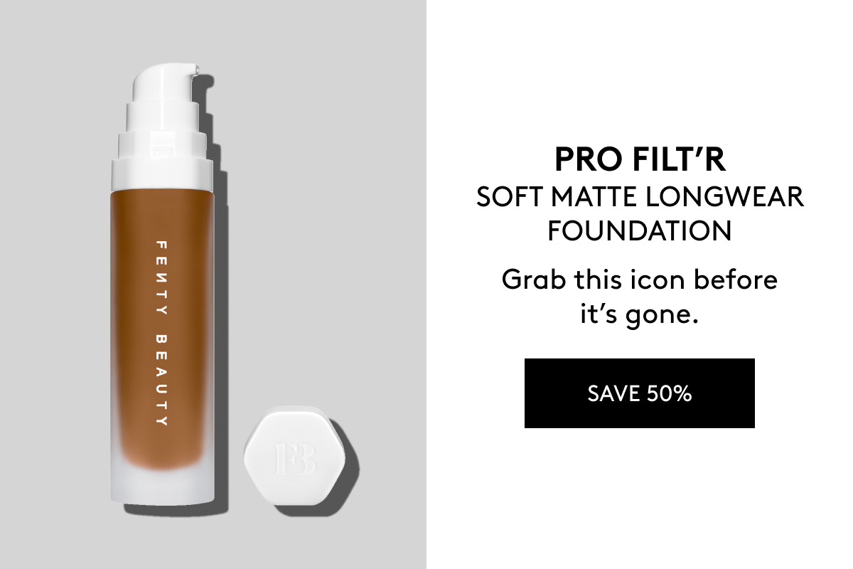 Pro Filt'r Soft Matte Longwear Foundation: Grab this icon before it's gone. Save 50%