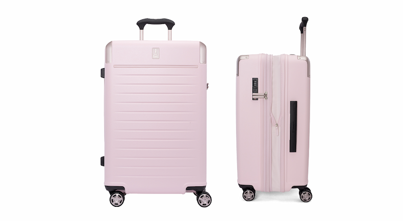 Platinum® Elite in&nbsp;Powder Pink | Butter-smooth glide, one-handed steering, and a shade that feels effortlessly chic.