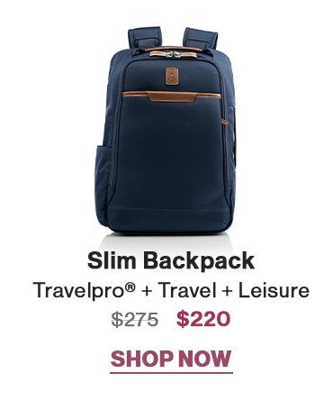 Travelpro® x Travel + Leisure® Slim Backpack