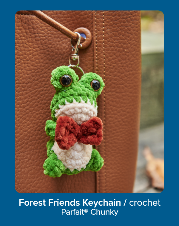 Forest Friends Keychain / crochet Parfait® Chunky