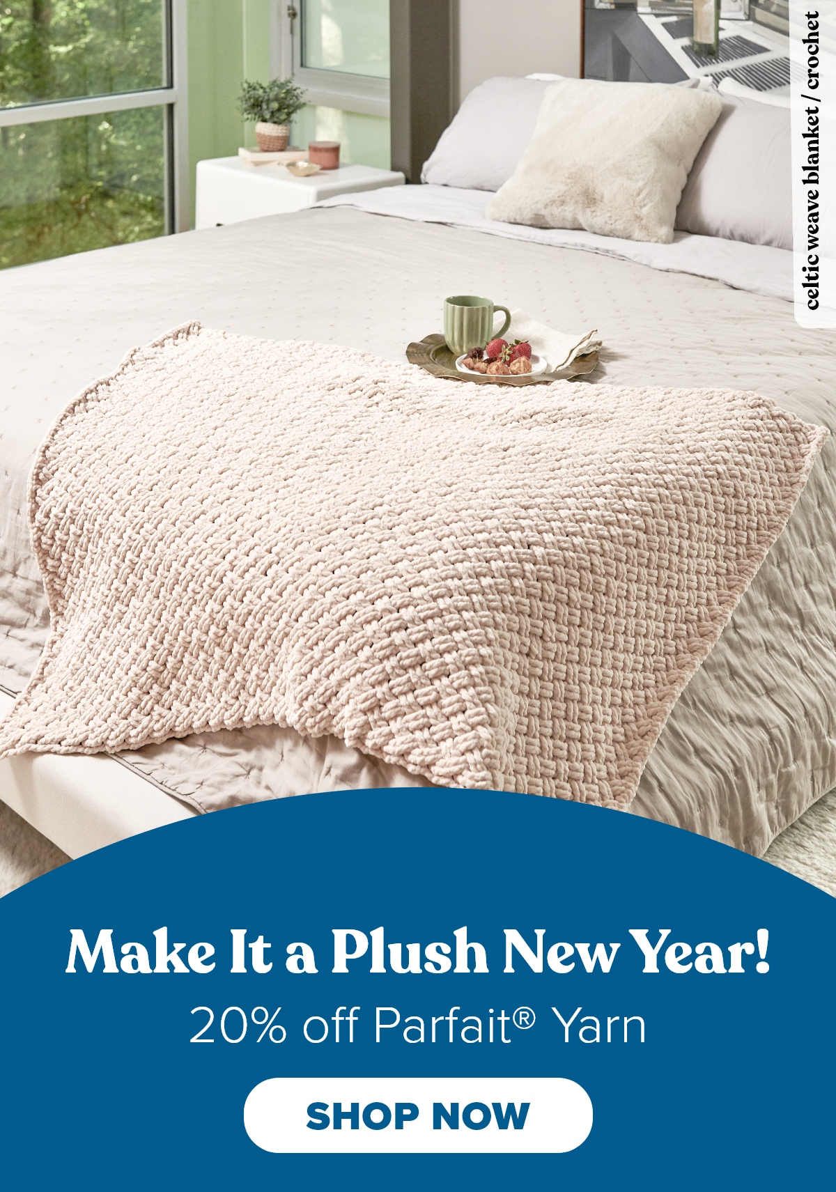 Make It a Plush New Year! 20% off Parfait® Yarn