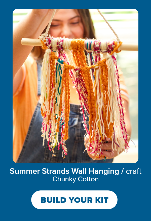 Summer Strands Wall Hanging / craft Chunky Cotton