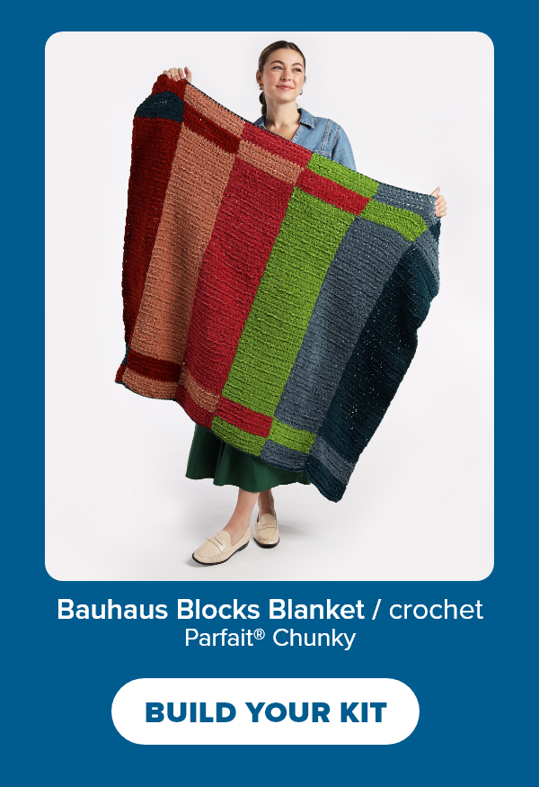 Bauhaus Blocks Blanket / crochet Parfait® Chunky