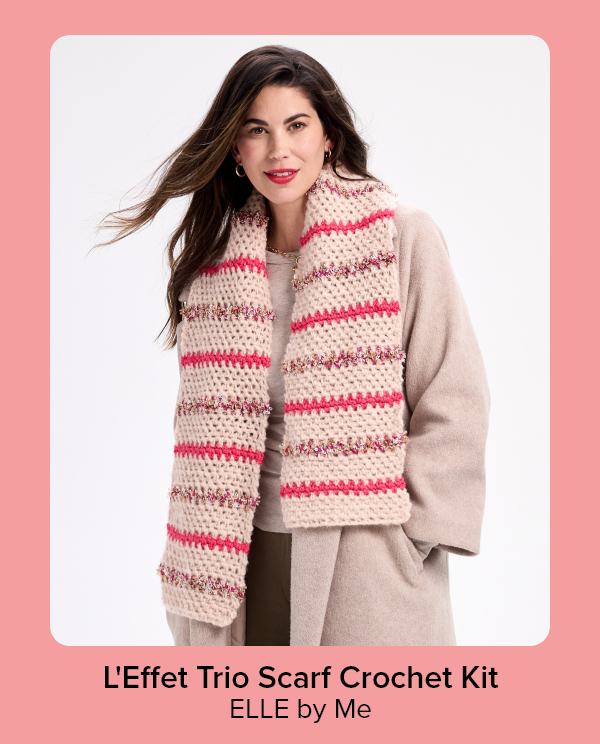 L'Effet Trio Scarf Crochet Kit ELLE by Me