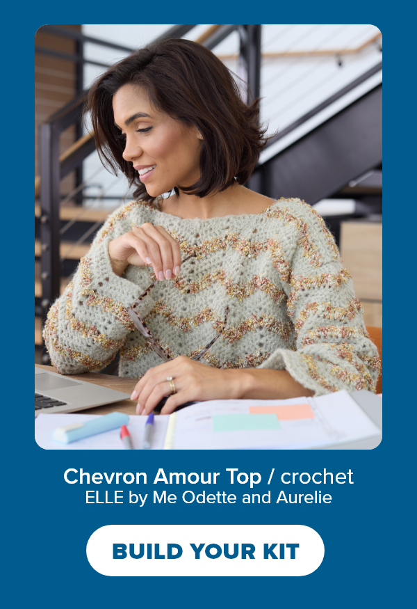 Chevron Amour Top / crochet ELLE by Me Odette and Aurelie