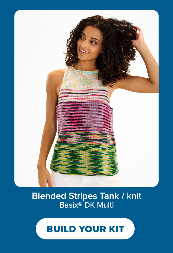 Blended Stripes Tank / knit Basix® DK Multi