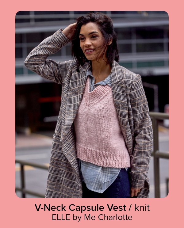 V-Neck Capsule Vest / knit ELLE by Me Charlotte