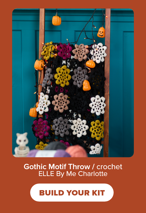Gothic Motif Throw / crochet ELLE By Me Charlotte