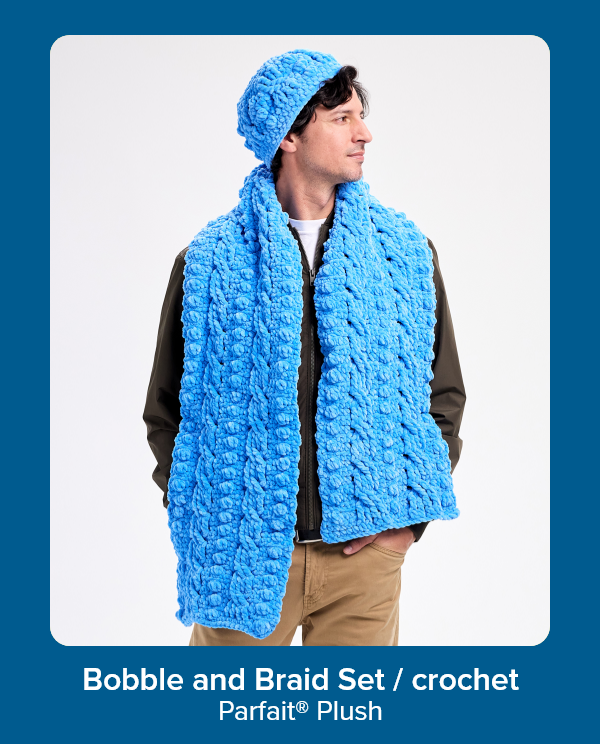 Bobble and Braid Set / crochet Parfait® Plush