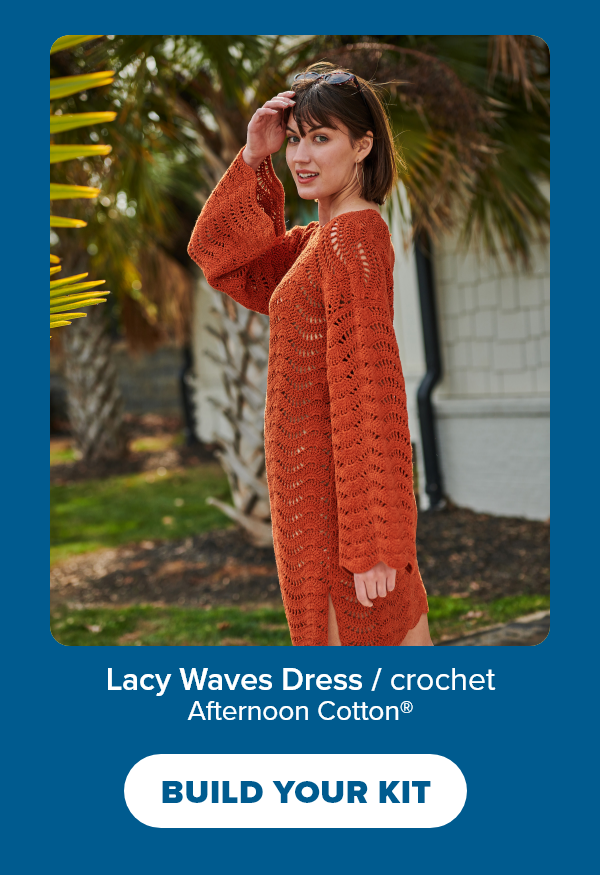 Lacy Waves Dress / crochet Afternoon Cotton®