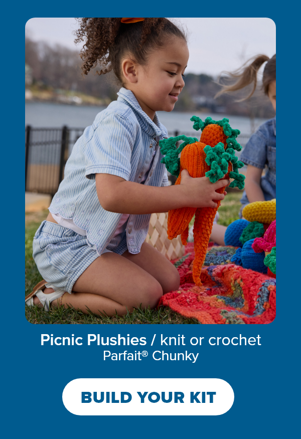 Picnic Plushies / knit or crochet Parfait® Chunky