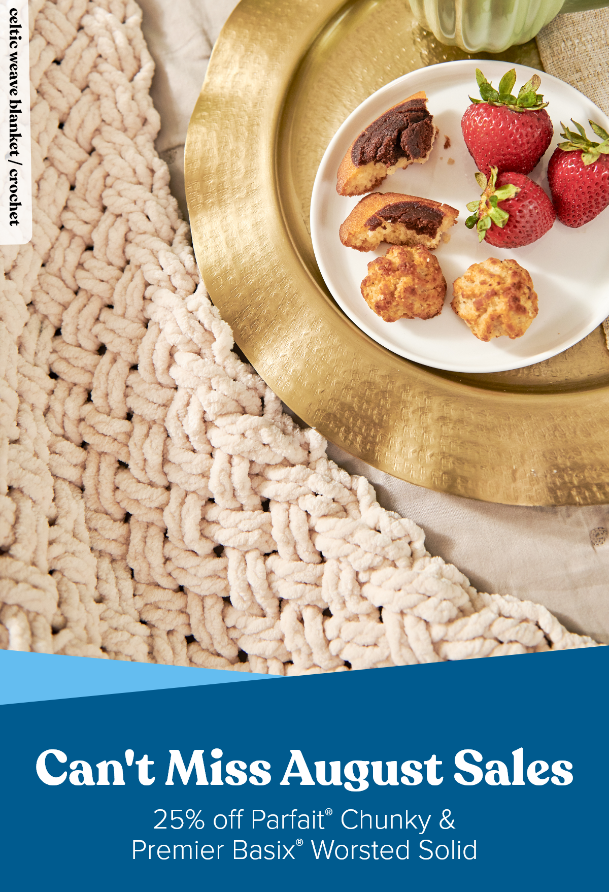 25% off Parfait® Chunky & Premier Basix® Worsted Solid