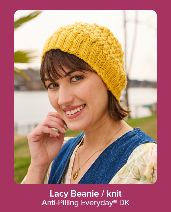 Lacy Beanie / knit Anti-Pilling Everyday® DK