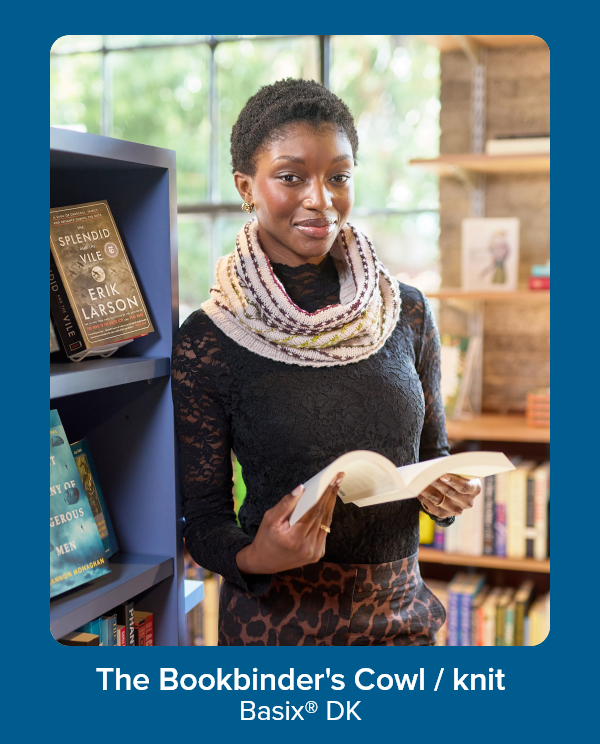 The Bookbinder's Cowl / knit Basix® DK