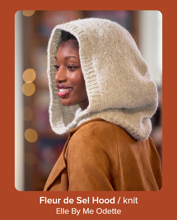 Fleur de Sel Hood / knit Elle By Me Odette