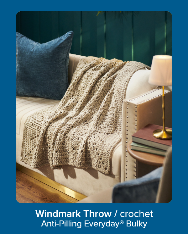 Windmark Throw / crochet Anti-Pilling Everyday® Bulky