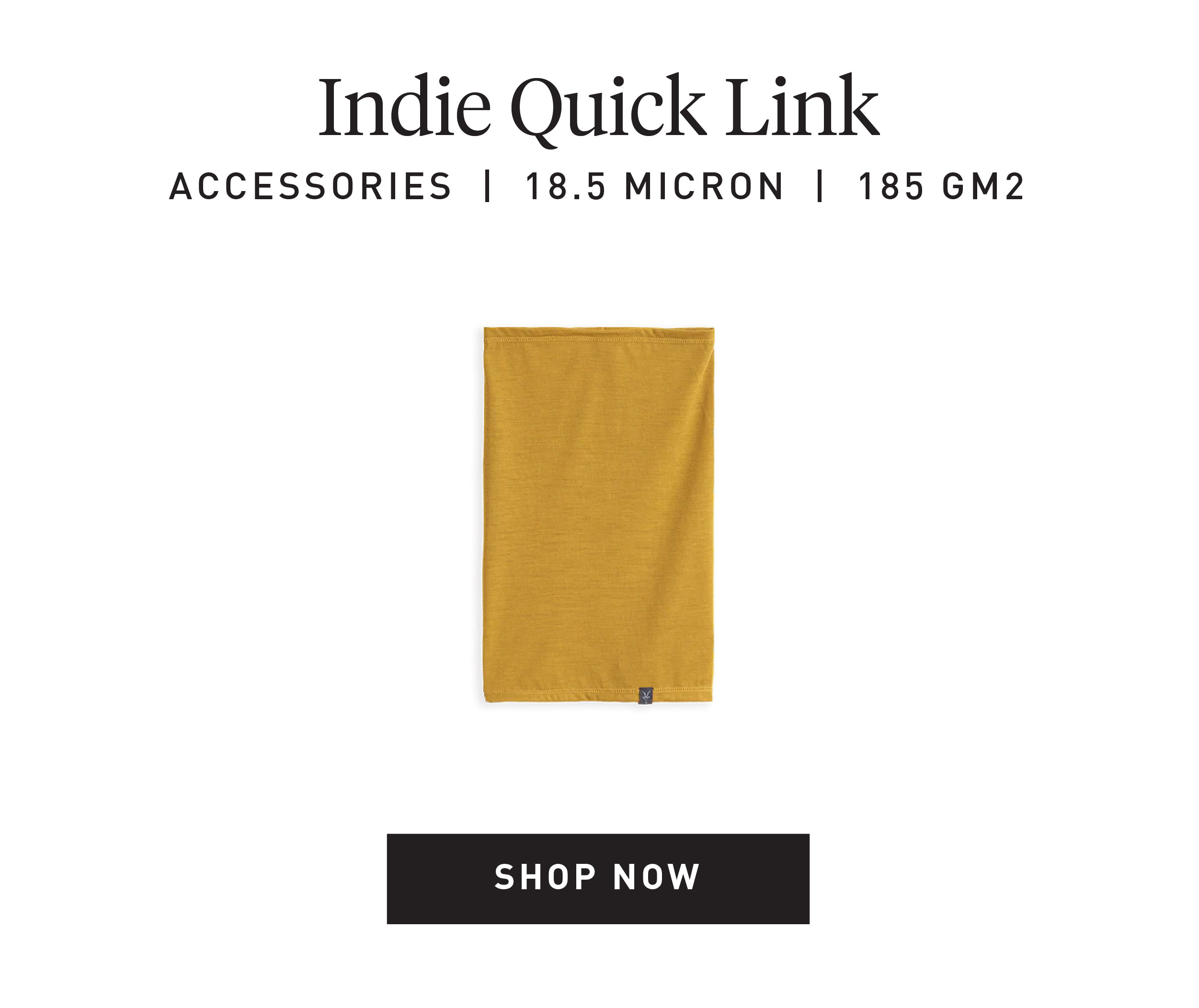 Indie Quick Link in Light Gold