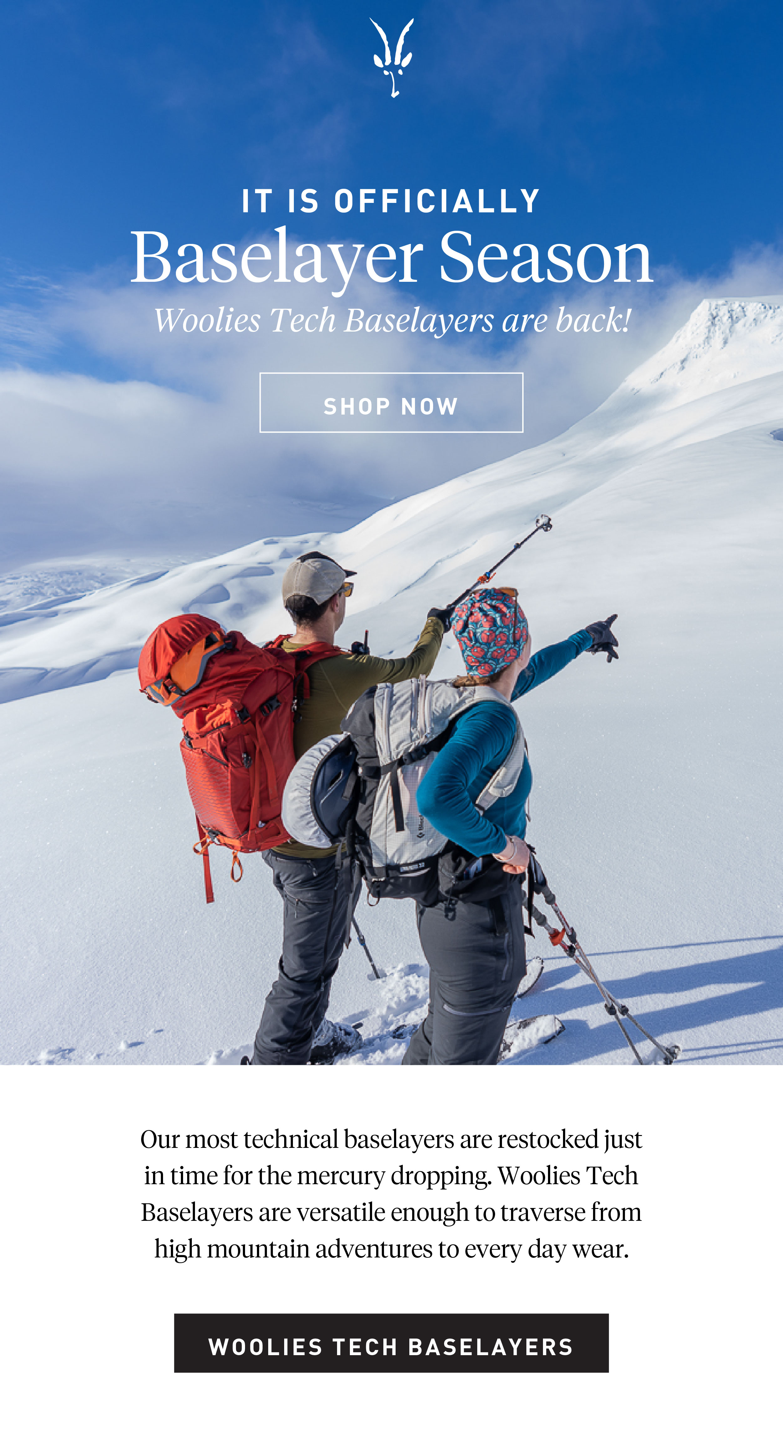 Woolies Tech Baselayers are back!